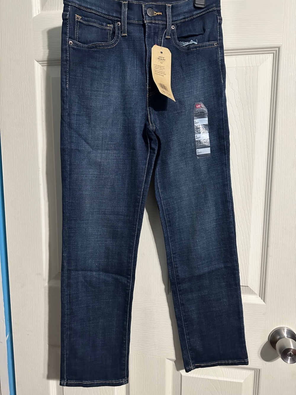 High-Rise Women's Jeans in Dark Indigo